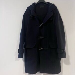Uniqlo Men's Dark Blue Pea Coat